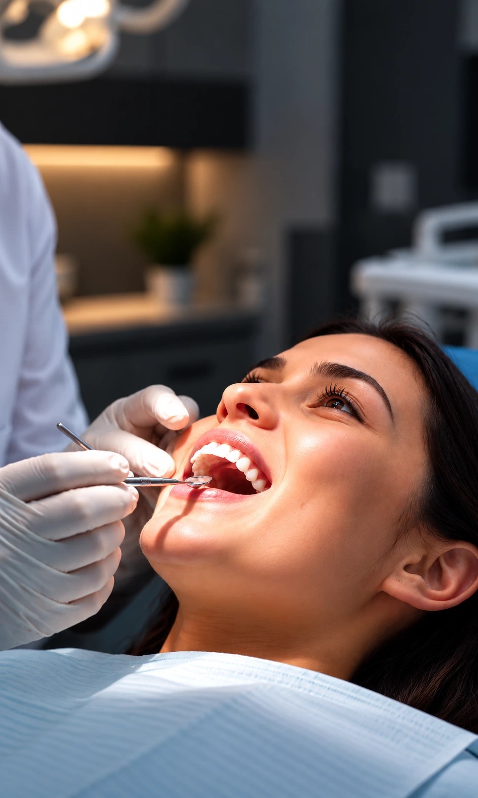 Dental examination at Ilaj Dental Care