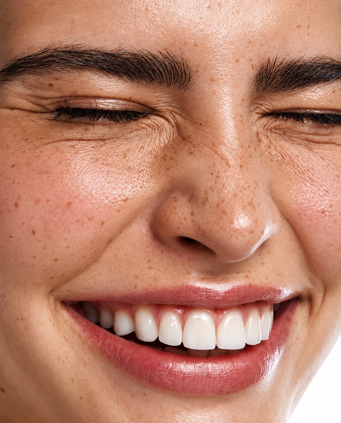 Happy patient showing a healthy, radiant smile at Ilaj Dental Care
